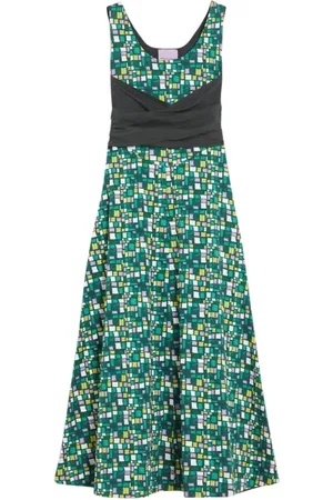 Max Mara Dames, Jurken, Groen, Maat: M Jersey