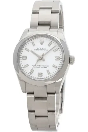Rolex Dames, Pre-owned, Wit, Maat: ONE Size