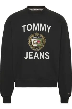 Tommy Hilfiger Heren, Sweatshirts & Hoodies, Zwart, Maat: M Katoen