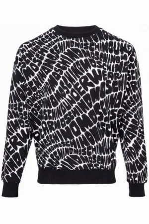Moschino Heren, Sweatshirts & Hoodies, Zwart, Maat: XL Katoen