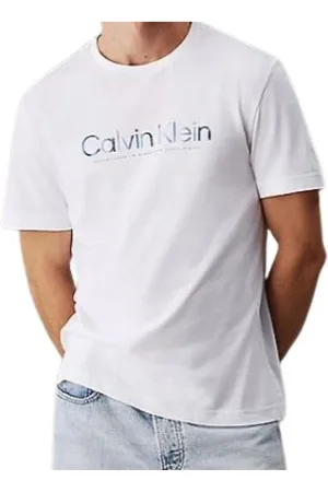 Calvin Klein Heren, Tops, Wit, Maat: M