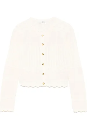 Elisabetta Franchi Dames, Truien, Geel, Maat: S