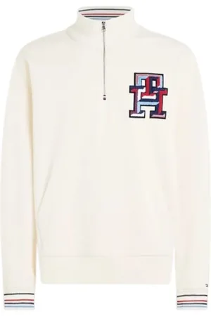 Tommy Hilfiger Heren, Sweatshirts & Hoodies, Wit, Maat: L