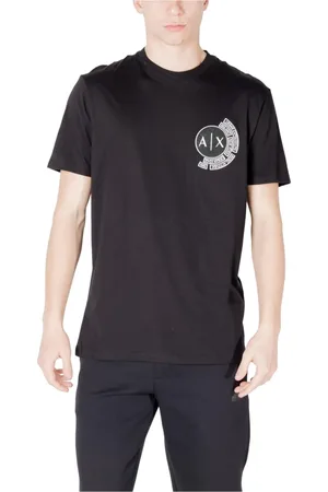 Armani Exchange Heren, Tops, Zwart, Maat: M Katoen