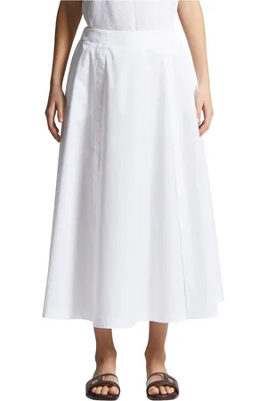 PESERICO SIGN Dames, Rokken, Wit, Maat: XL Katoen