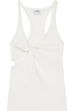 Courrèges Dames, Tops, Wit, Maat: S Katoen