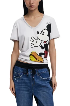Desigual Dames, Tops, Veelkleurig, Maat: XL Katoen