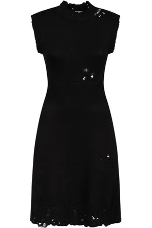 Marni Dames, Jurken, Zwart, Maat: 3XS Katoen