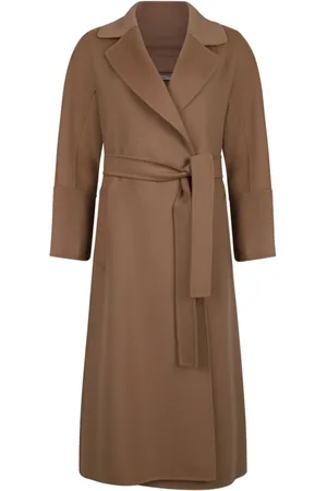 Max Mara Dames, Mantels, Bruin, Maat: XS Wol