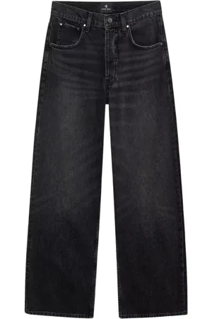 ANINE BING Dames, Jeans, Grijs, Maat: W27 Katoen