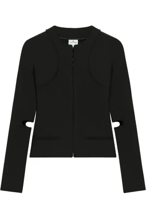 Courrèges Dames, Jassen, Zwart, Maat: S Katoen