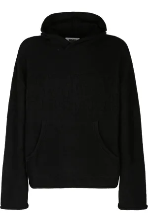 Maison Margiela Heren, Sweatshirts & Hoodies, Zwart, Maat: M Wol