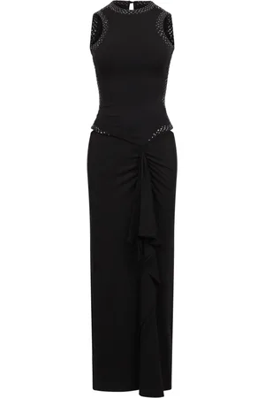 The Attico Dames, Jurken, Zwart, Maat: XS Acryl