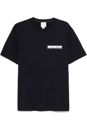 Calvin Klein Heren, Tops, Blauw, Maat: S