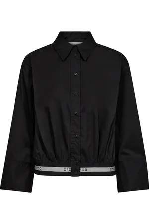 Co`Couture Dames, Blouses & Shirts, Zwart, Maat: S