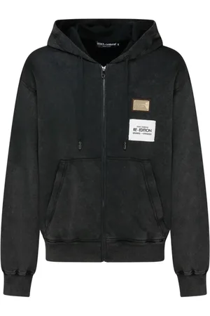 Dolce & Gabbana Heren, Sweatshirts & Hoodies, Zwart, Maat: M Katoen