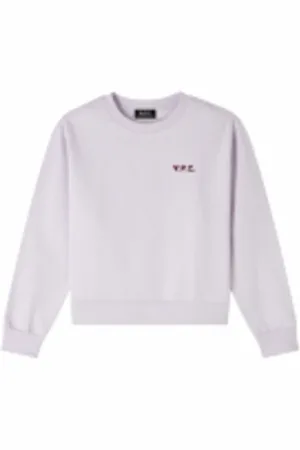A.P.C. Dames, Sweatshirts & Hoodies, Paars, Maat: XS Katoen