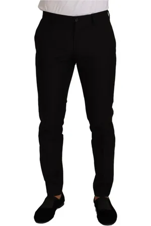 Dolce & Gabbana Heren, Broeken, Zwart, Maat: M Katoen