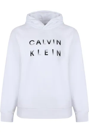 Calvin Klein Heren, Sweatshirts & Hoodies, Wit, Maat: XL Katoen