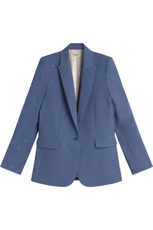 Zadig & Voltaire Dames, Jassen, Blauw, Maat: S