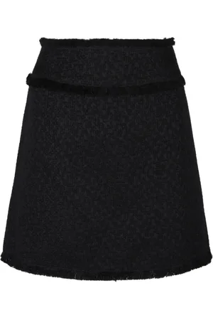Dolce & Gabbana Dames, Rokken, Zwart, Maat: S Tweed