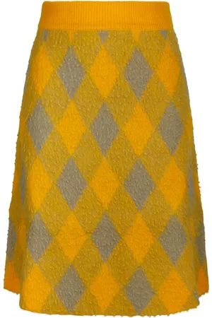 Burberry Dames, Rokken, Veelkleurig, Maat: M Wol