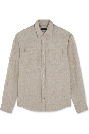 Paul & Shark Heren, Overhemden, , Maat: 2XL Linnen
