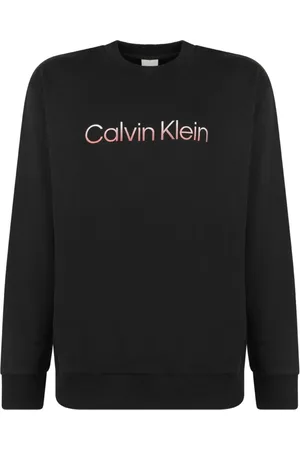 Calvin Klein Heren, Sweatshirts & Hoodies, Zwart, Maat: S Katoen