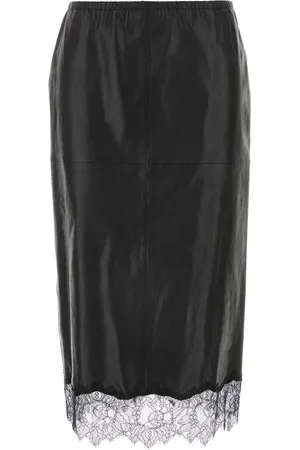 BLUMARINE Dames, Rokken, Zwart, Maat: XS Leer