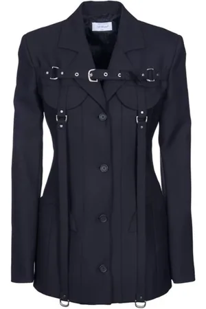 OFF-WHITE Dames, Jassen, Zwart, Maat: S
