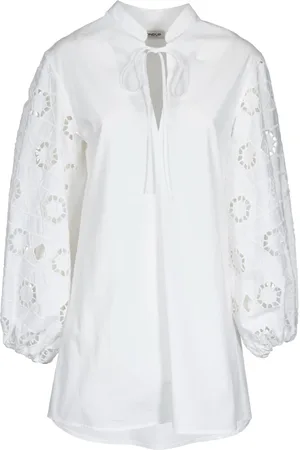 Dondup Dames, Blouses & Shirts, Wit, Maat: 2XS