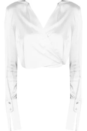 Patrizia Pepe Dames, Blouses & Shirts, Wit, Maat: XL