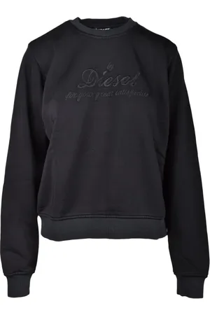 Diesel Dames, Sweatshirts & Hoodies, Zwart, Maat: XS Katoen