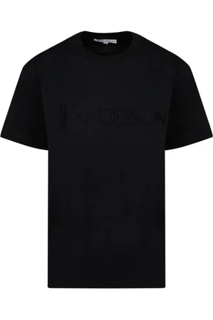 J.W.Anderson Dames, Tops, Zwart, Maat: 2XS Katoen