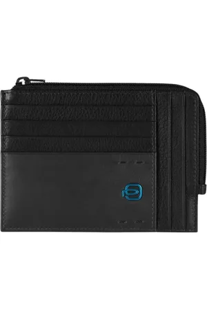Piquadro Heren, Accessoires, Zwart, Maat: ONE Size Leer