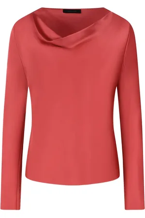 Alberta Ferretti Dames, Blouses & Shirts, Rood, Maat: XS Zijde