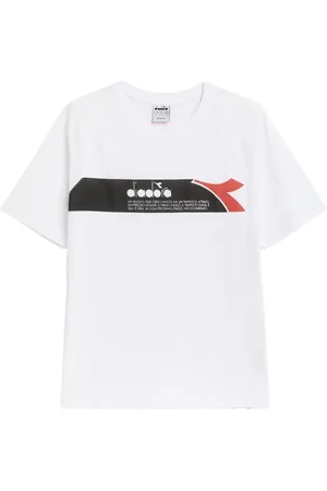 Diadora Heren, Tops, Wit, Maat: M Katoen
