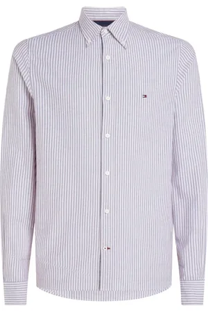 Tommy Hilfiger Heren, Overhemden, Roze, Maat: 2XL Katoen