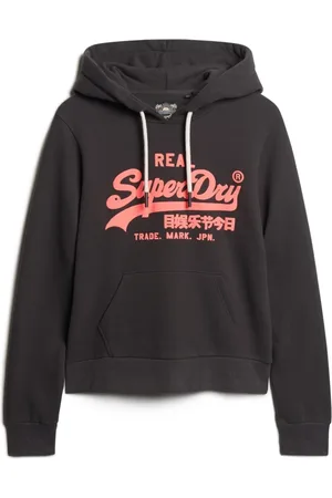 Superdry Dames, Sweatshirts & Hoodies, Zwart, Maat: L Katoen