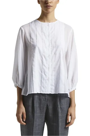 PESERICO SIGN Dames, Blouses & Shirts, Wit, Maat: 2XS Katoen