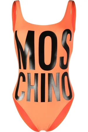 Moschino Dames, Badkleding, Oranje, Maat: L