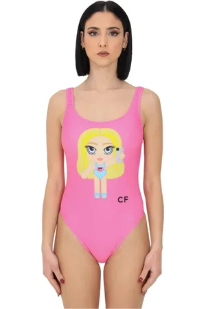 Chiara Ferragni Dames, Badkleding, Roze, Maat: XS Poliester