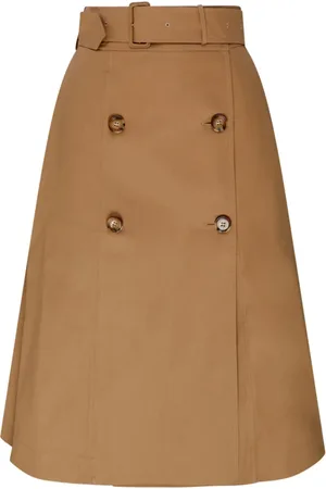Burberry Dames, Rokken, Bruin, Maat: 2XS Katoen