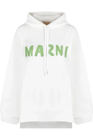 Marni Dames, Sweatshirts & Hoodies, Wit, Maat: M Katoen