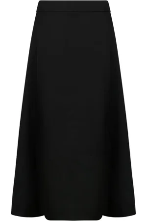 Jil Sander Dames, Rokken, Zwart, Maat: S Wol