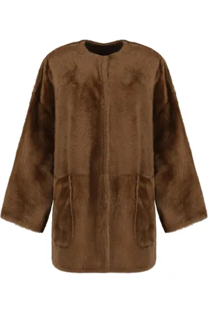 Max Mara Dames, Jassen, Bruin, Maat: XS Zijde