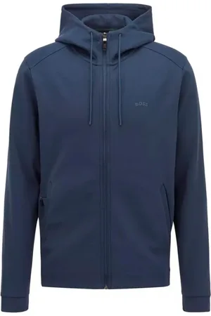 HUGO BOSS Heren, Sweatshirts & Hoodies, Blauw, Maat: S