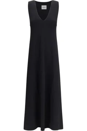 Khaite Dames, Jurken, Zwart, Maat: M Viscose