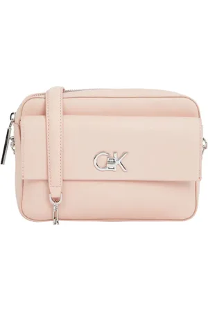 Calvin Klein Dames, Tassen, Roze, Maat: ONE Size Leer
