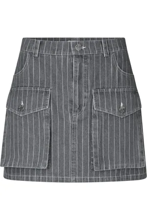 Baum und Pferdgarten Dames, Rokken, Grijs, Maat: S Denim
